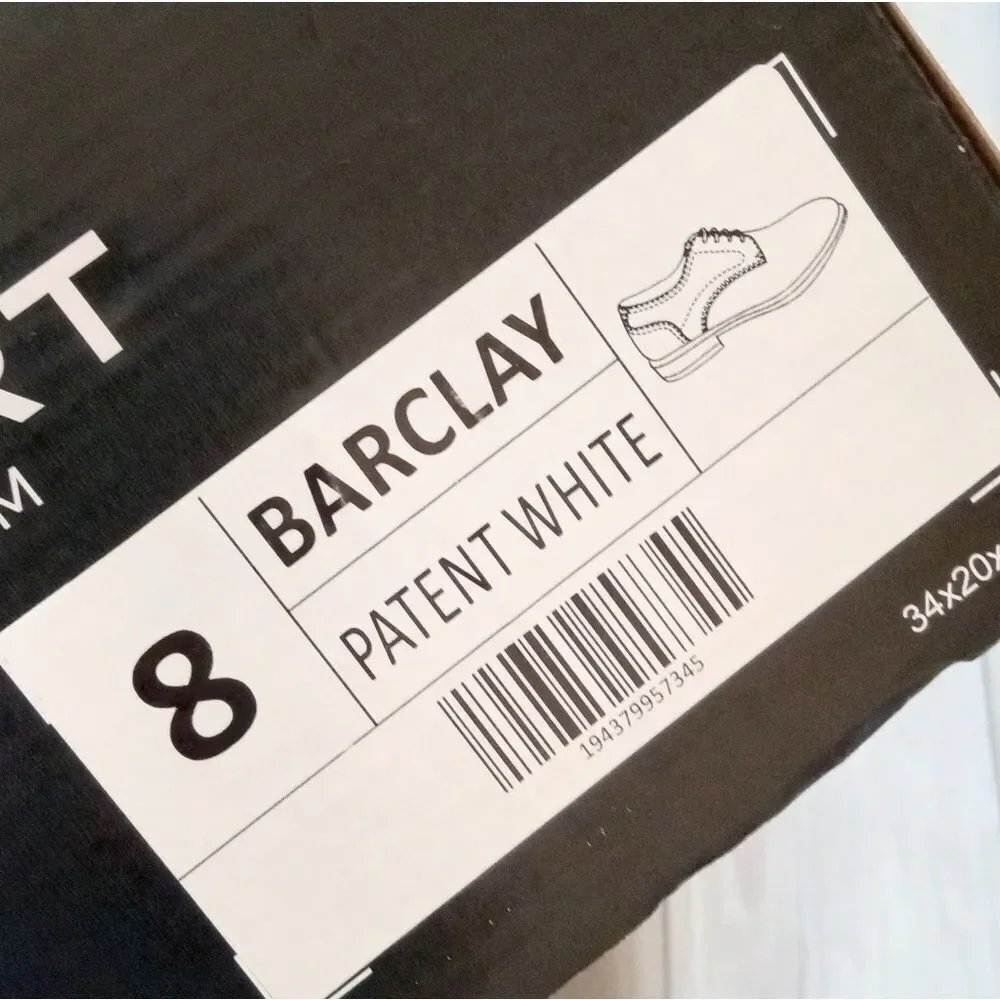 (T-4374) Barclay Oxford Dress Shoes Sz 8